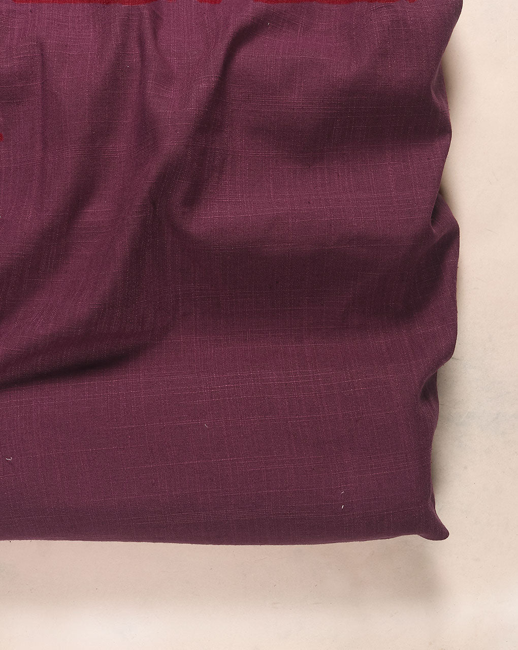 Fuchsia Plain Woven Flex Cotton Fabric