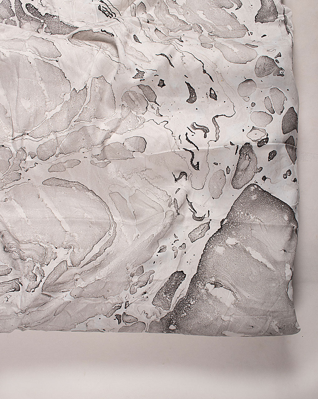 Marble Print Modal Satin Fabric ( Width 58 Inch )