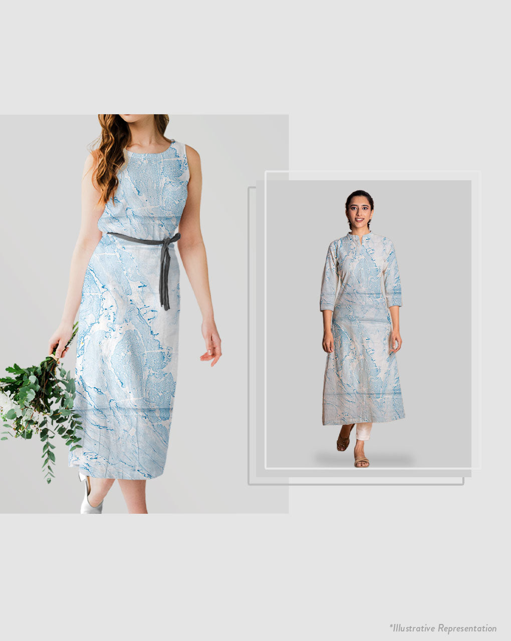 Marble Print Modal Satin Fabric