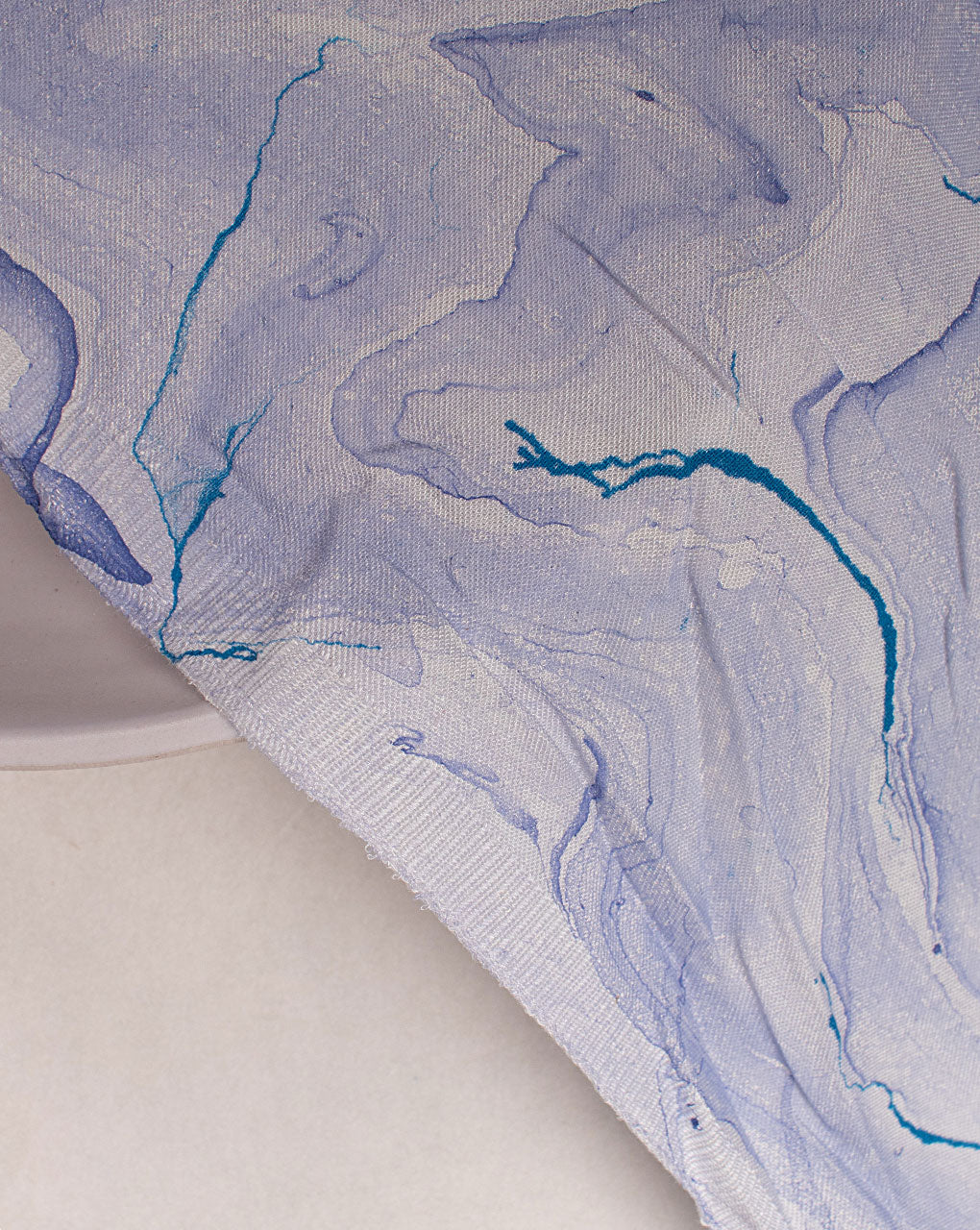 Marble Print Modal Satin Fabric