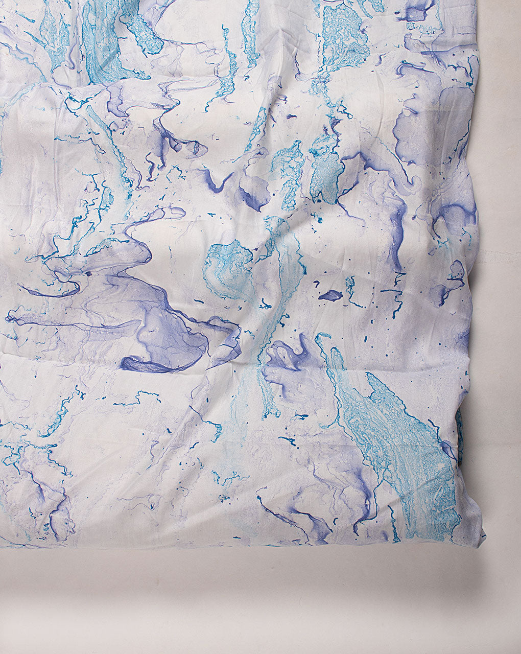 Marble Print Modal Satin Fabric