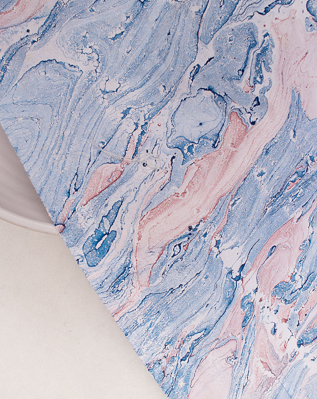 Marble Print Modal Satin Fabric
