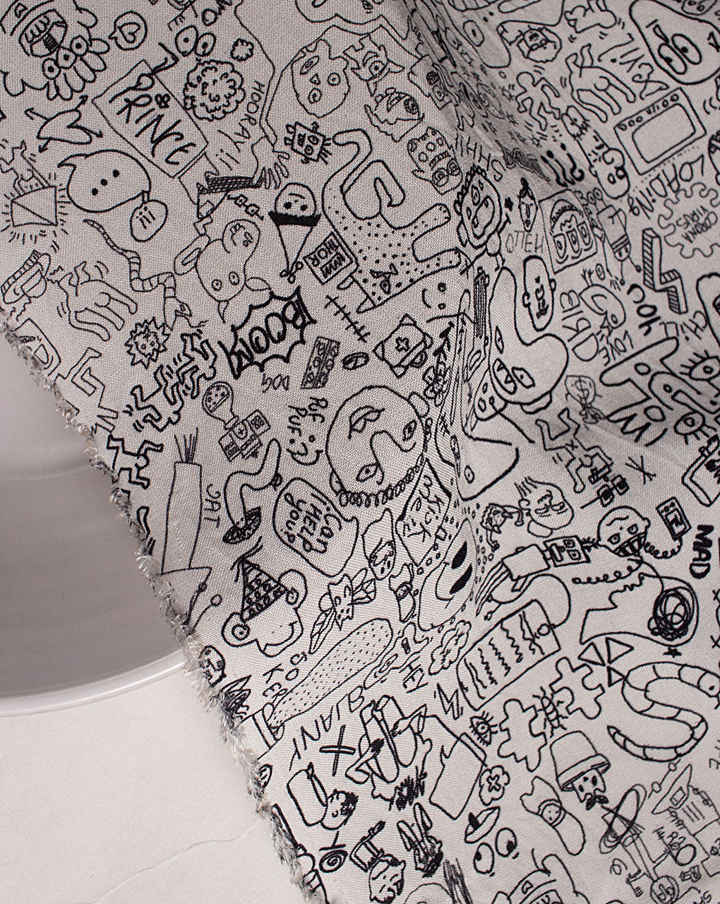 Digital Print Birla Rayon Fabric