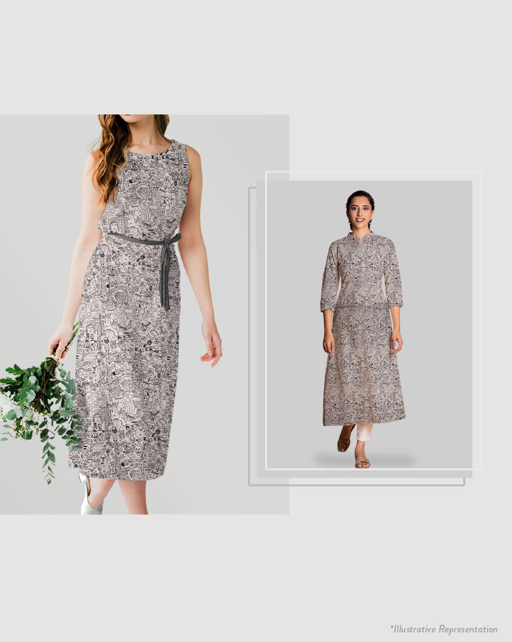 Digital Print Birla Rayon Fabric