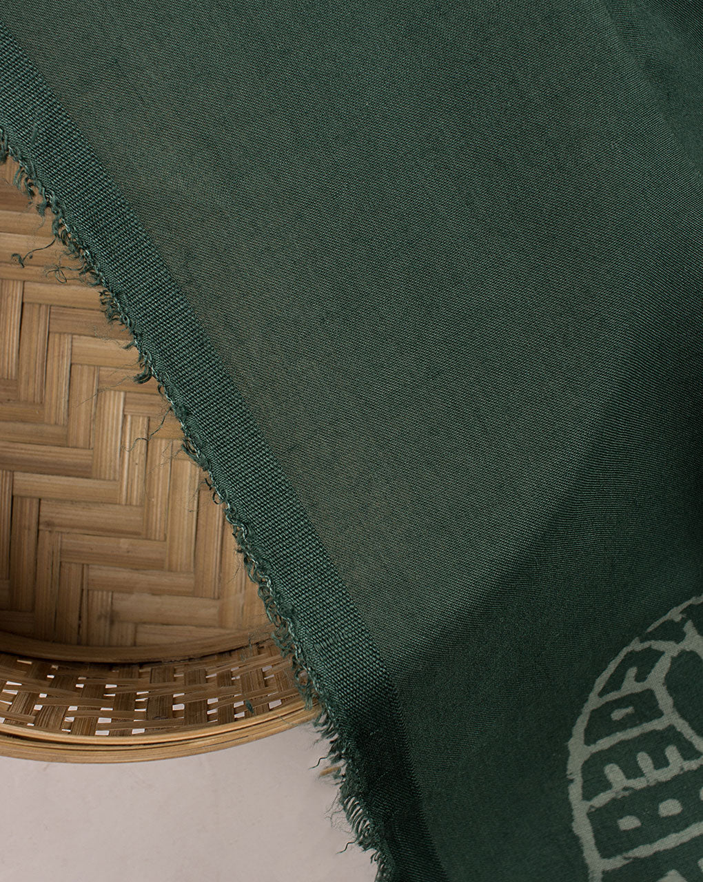 ( Pre Cut 1.25 MTR ) Mughal Discharge Hand Block Modal Fabric