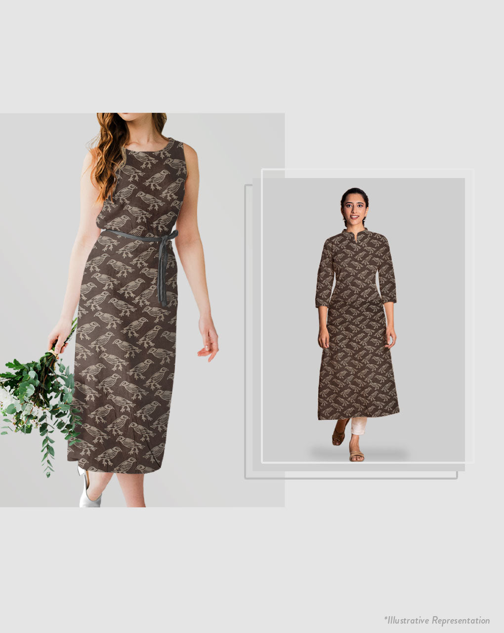 Hand Block Kashish Rayon Crepe Fabric