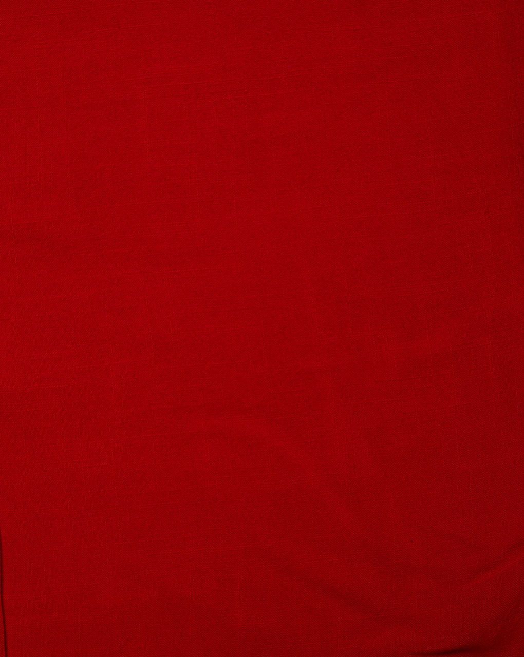 Red Plain Slub Rayon Fabric