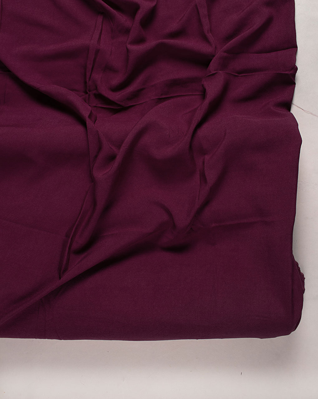 Wine 30s Liva Heavy Rayon Plain Mill Dyed Fabric 56" - 21 kg