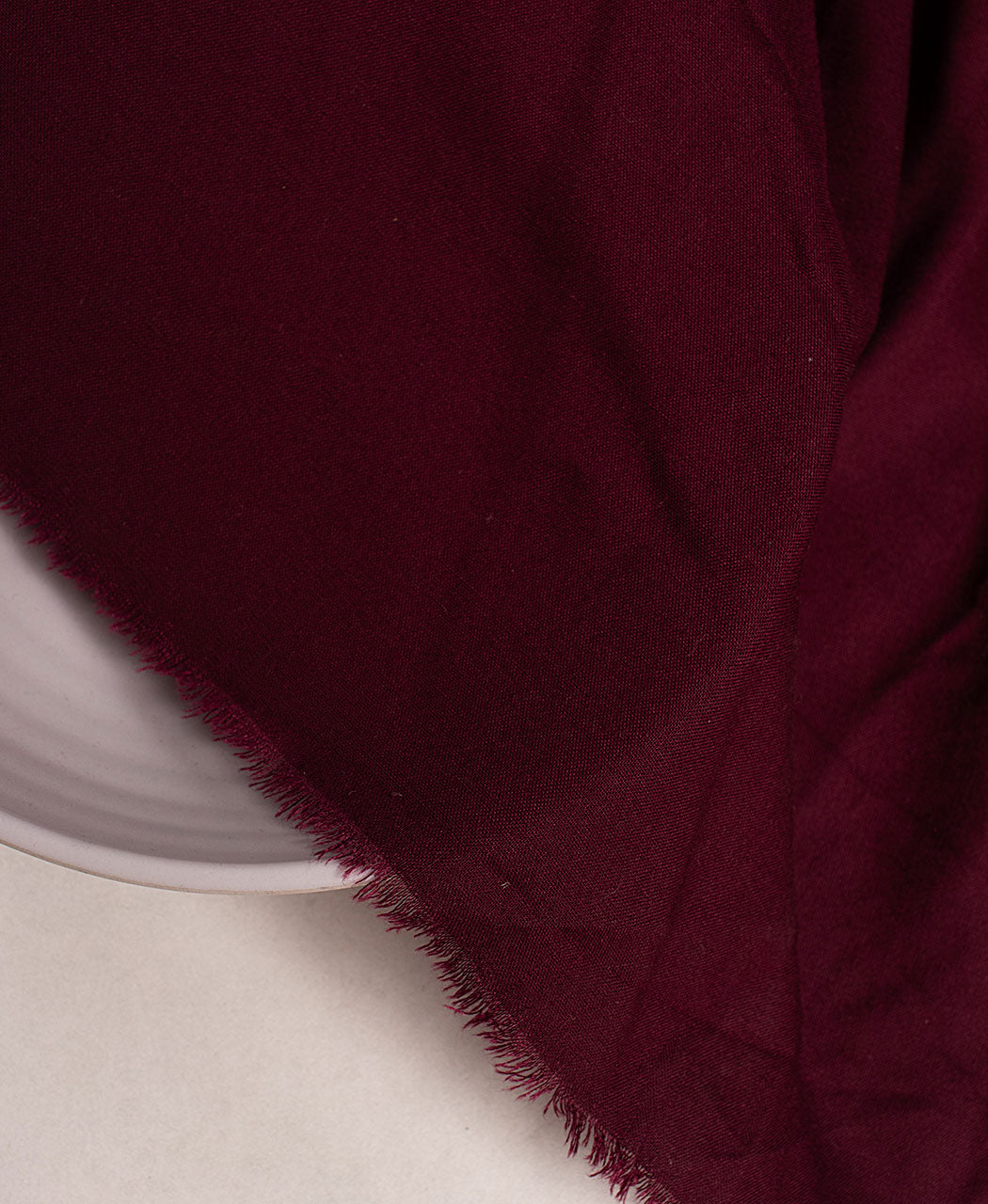Wine Plain Birla Rayon Fabric ( Width 40 Inch )