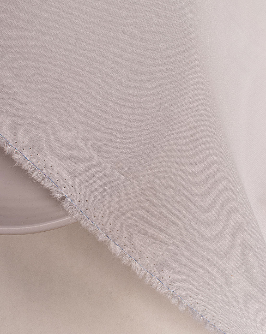 White Plain Viscose Bently Lycra Fabric