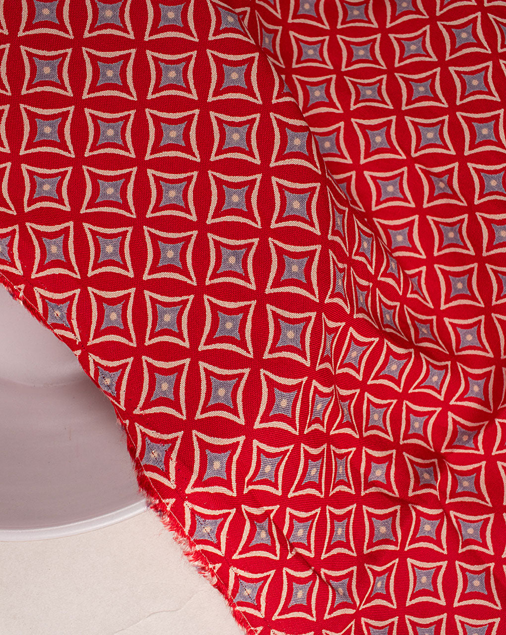 Screen Print Rayon Fabric