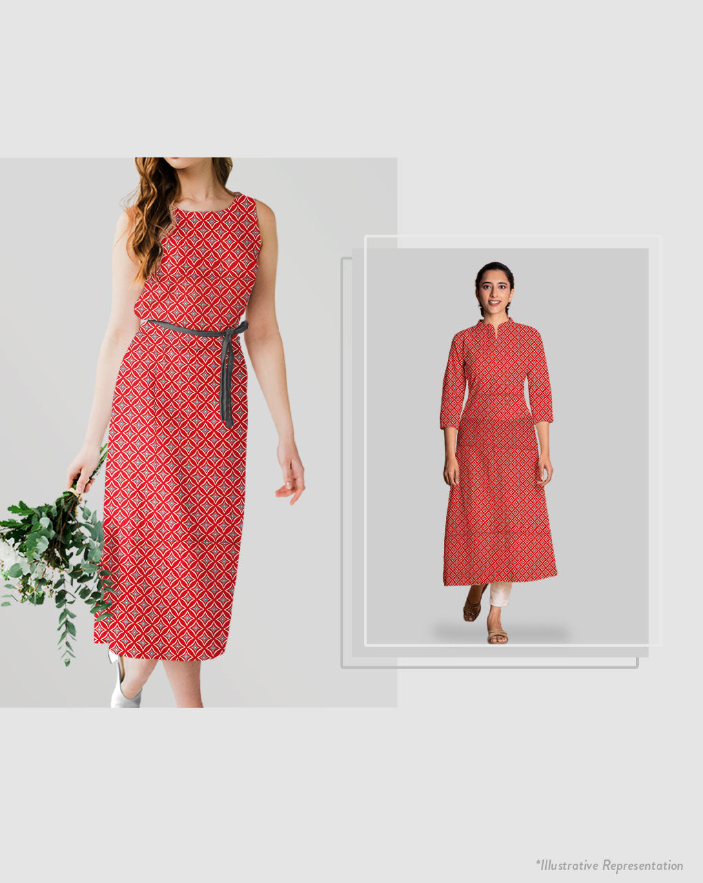 Screen Print Rayon Fabric
