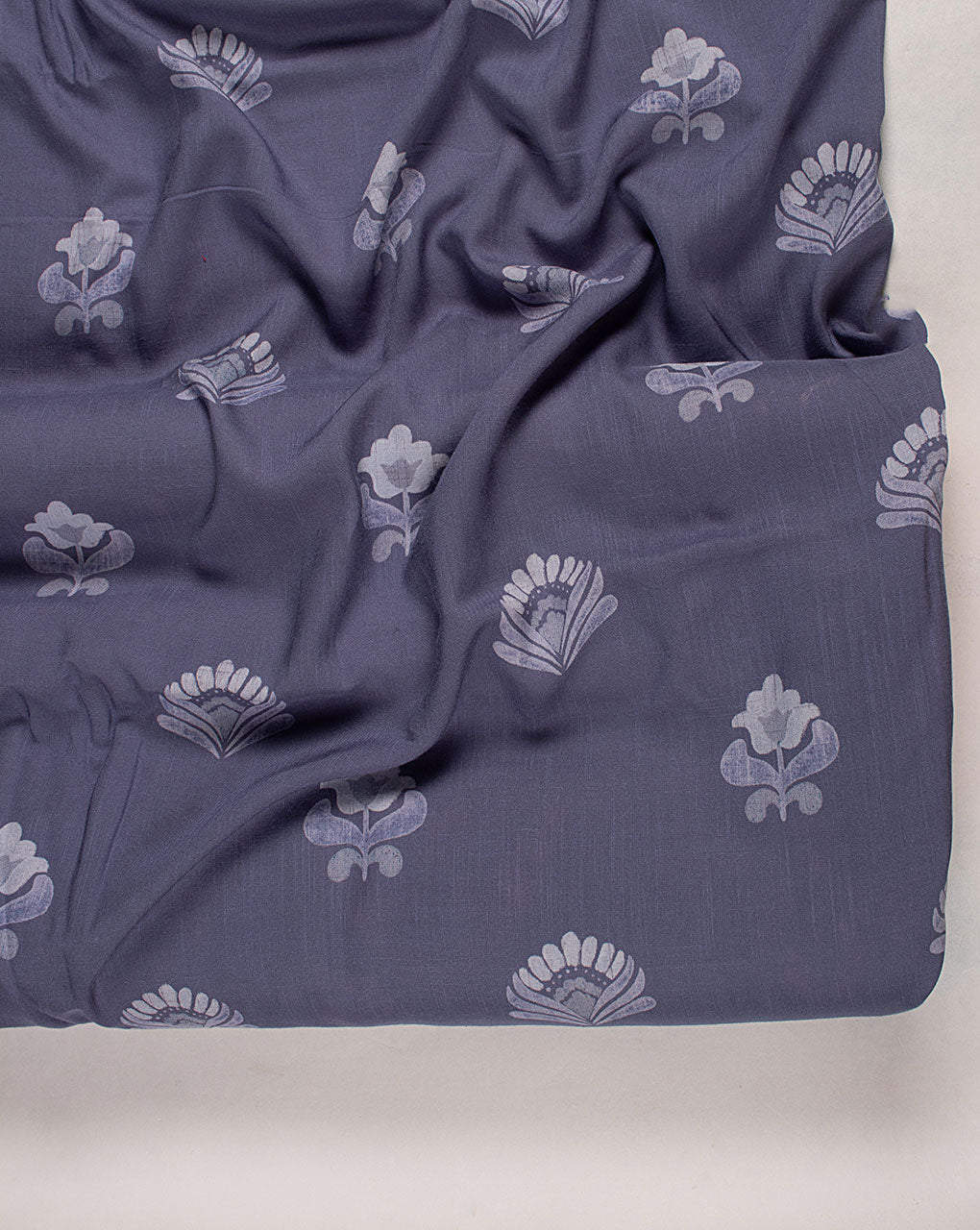 Screen Print Slub Rayon Fabric