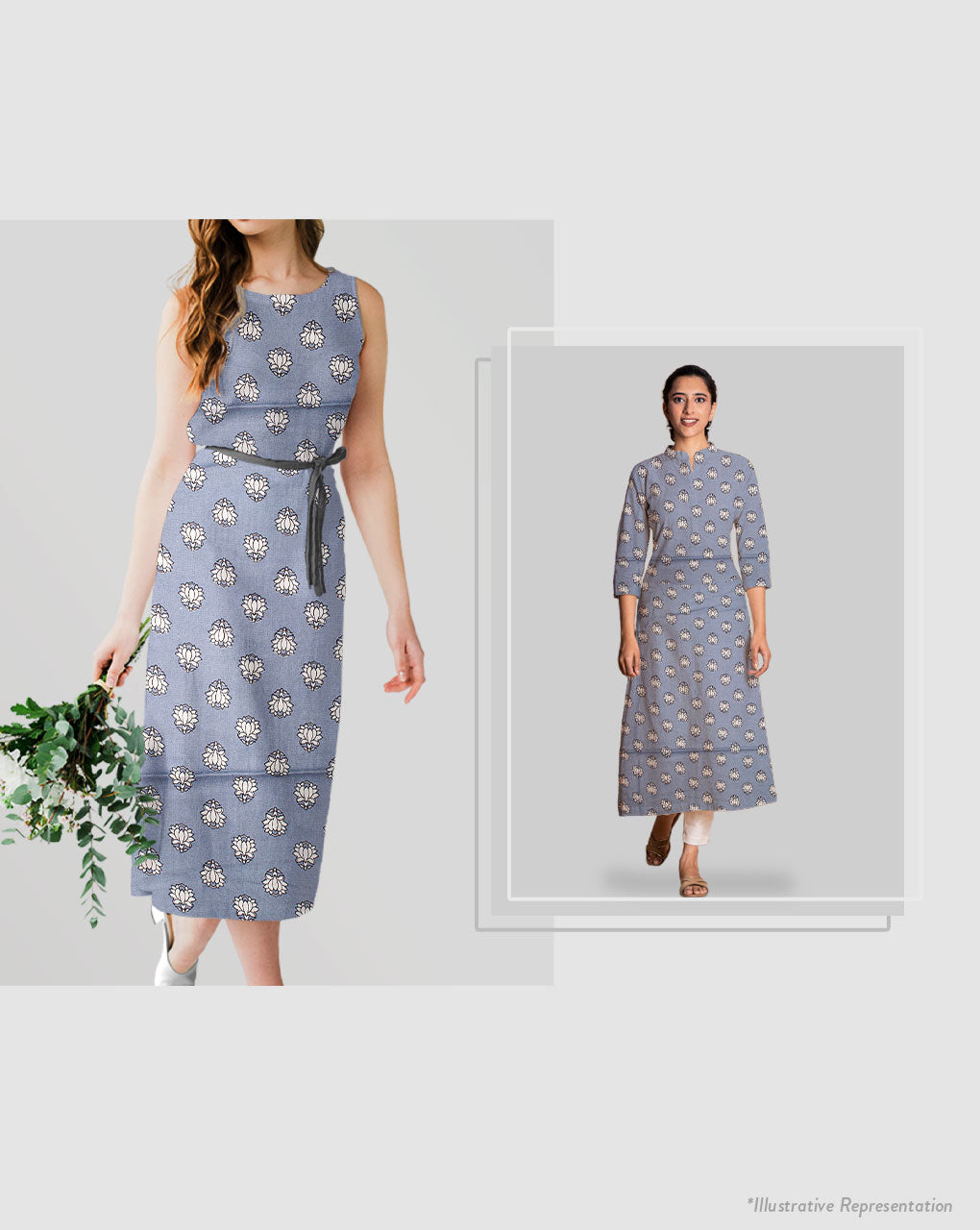 Screen Print Rayon Fabric