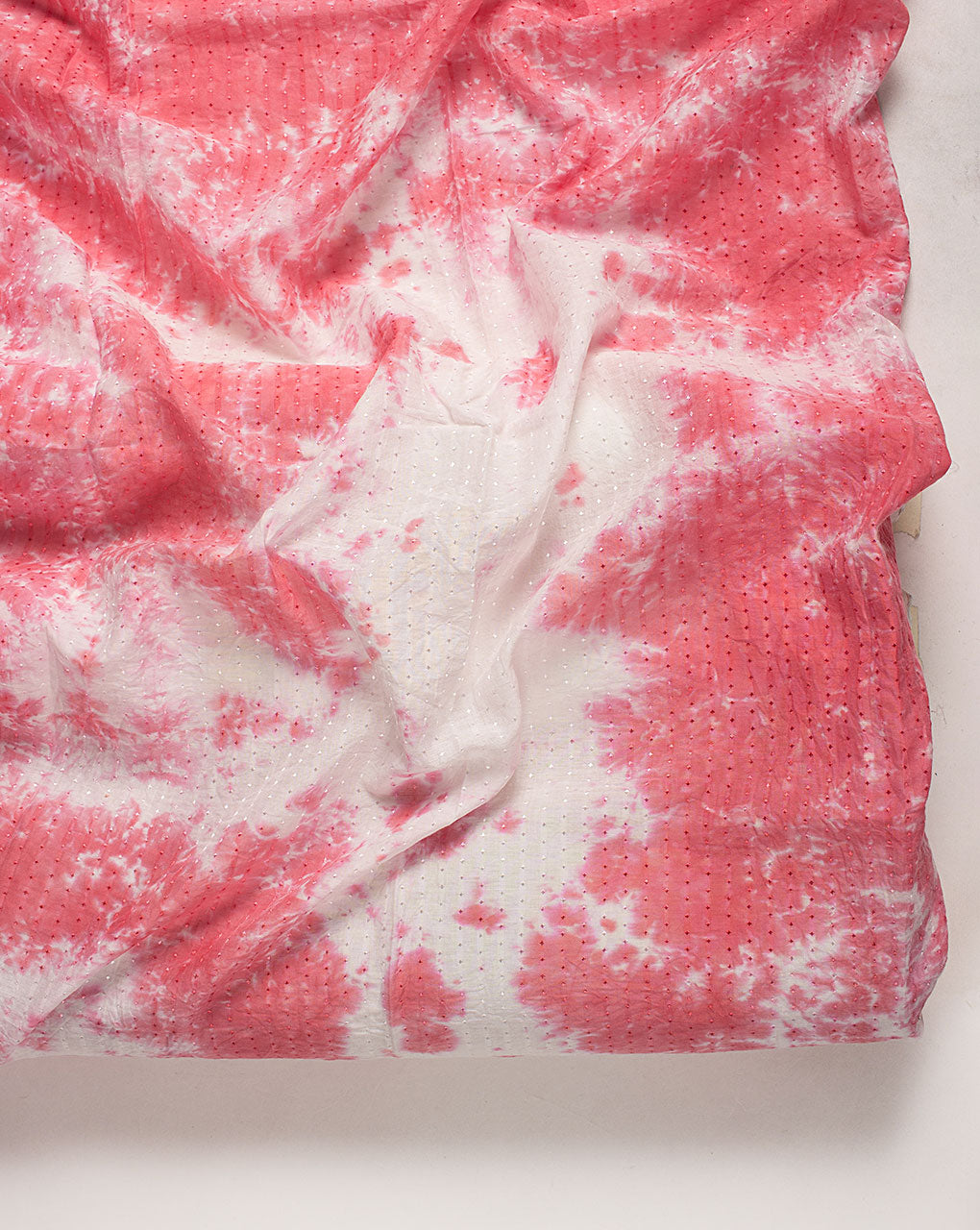 ( Pre Cut 1.5 MTR ) Tie & Dye Dobby Rayon Fabric