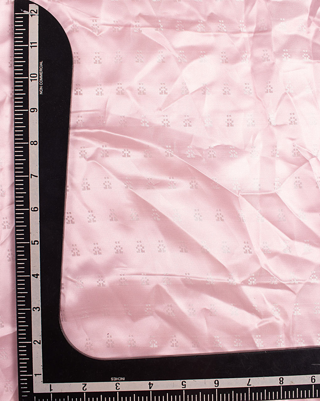 Pink Plain Poly Dobby Satin Fabric
