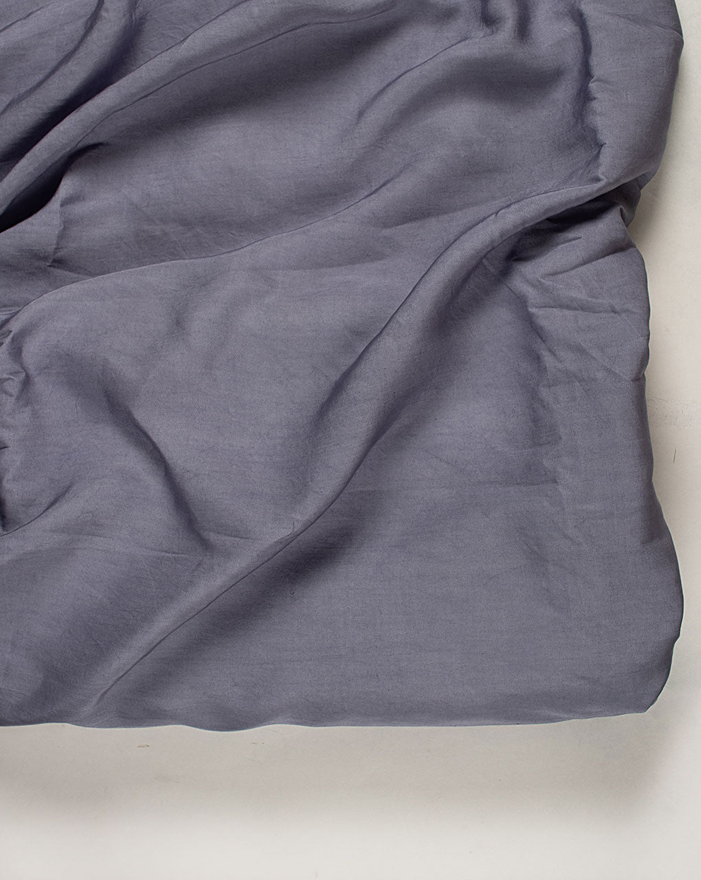 Blue Plain Woven Tencel Fabric