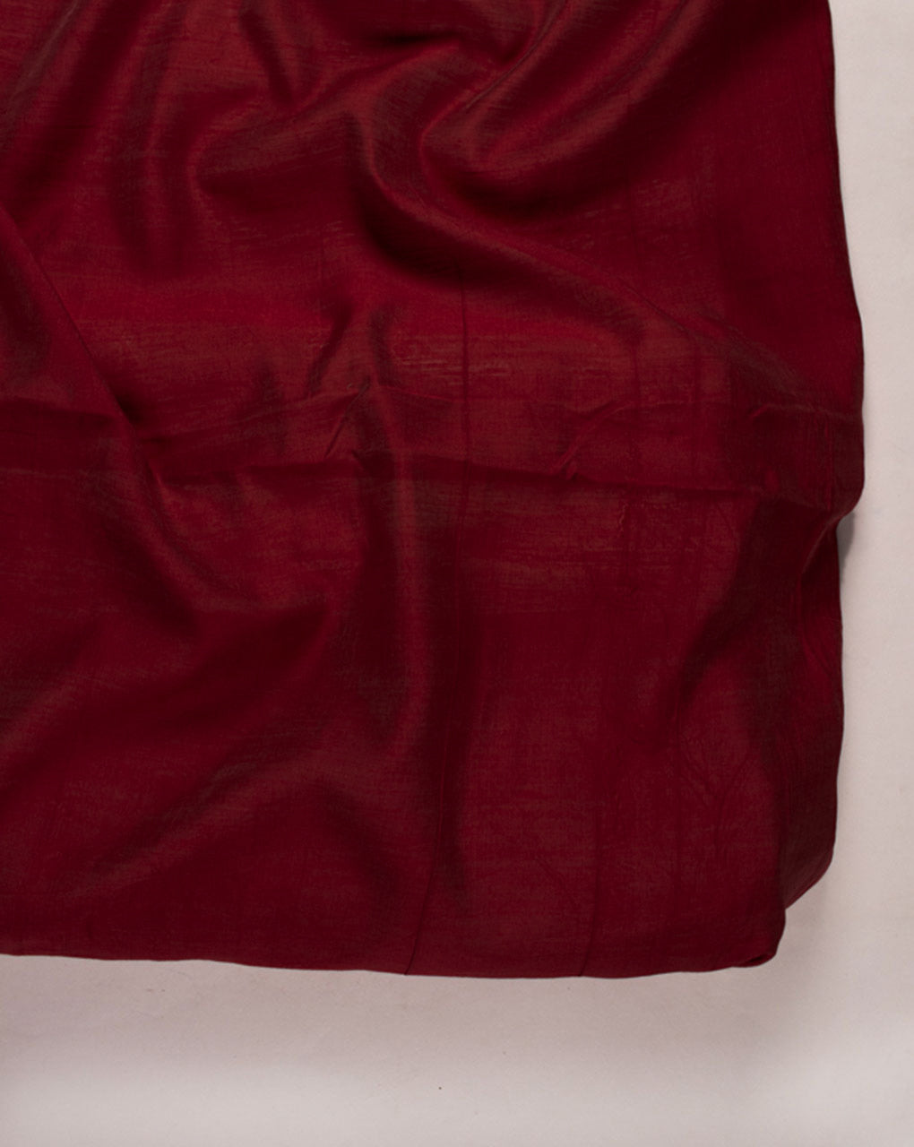Maroon Plain Woven Viscose Fabric