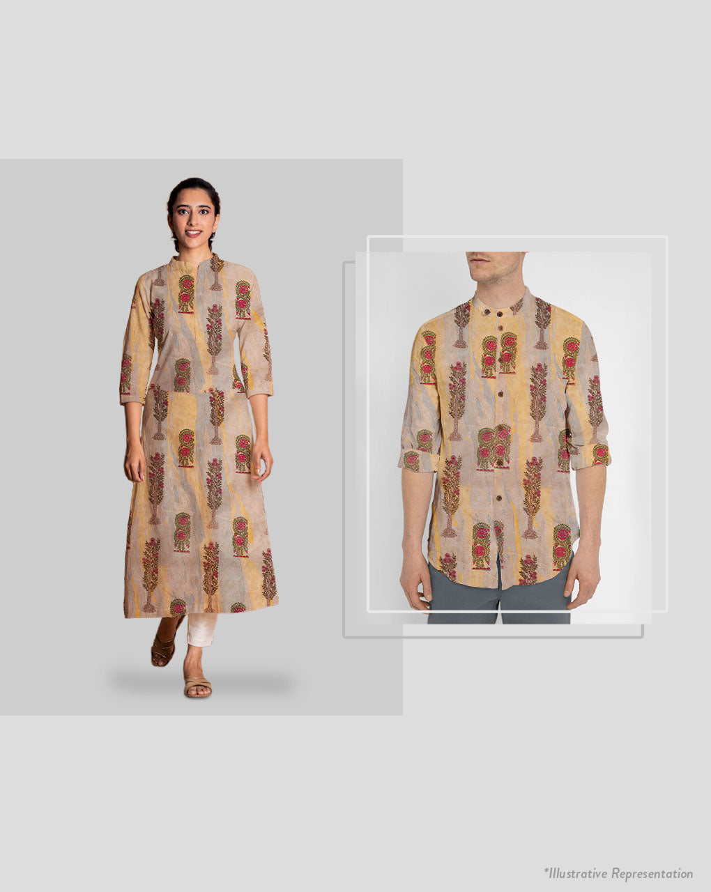 Marble Print Chanderi Fabric