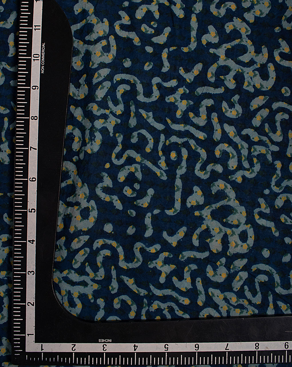 Indigo Hand Block Cotton Fabric