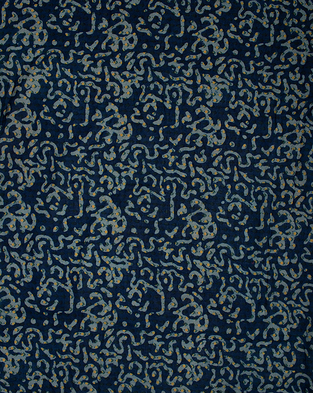 Indigo Hand Block Cotton Fabric