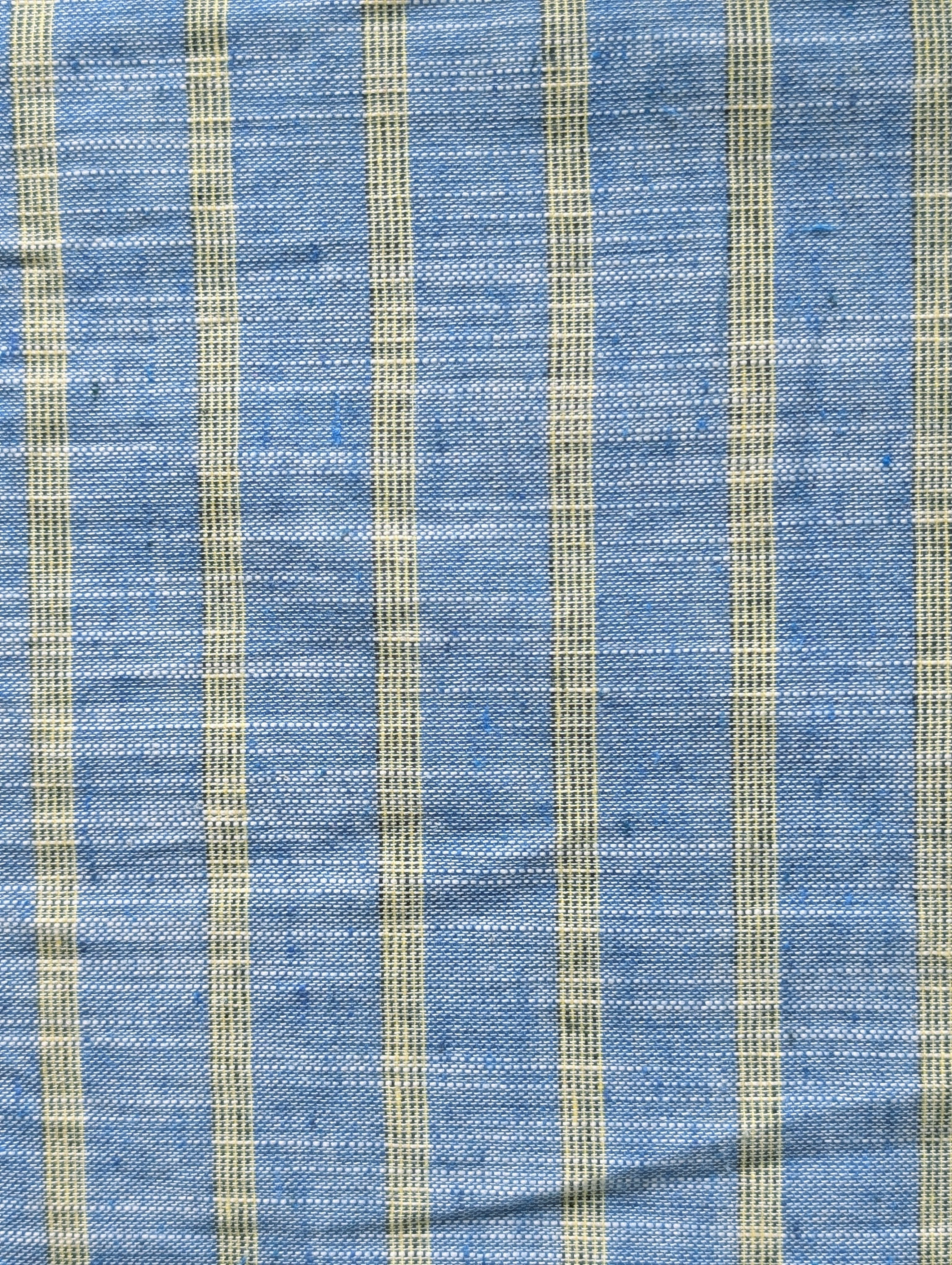 Slub Blended Cotton Yarn Dyed Fabric