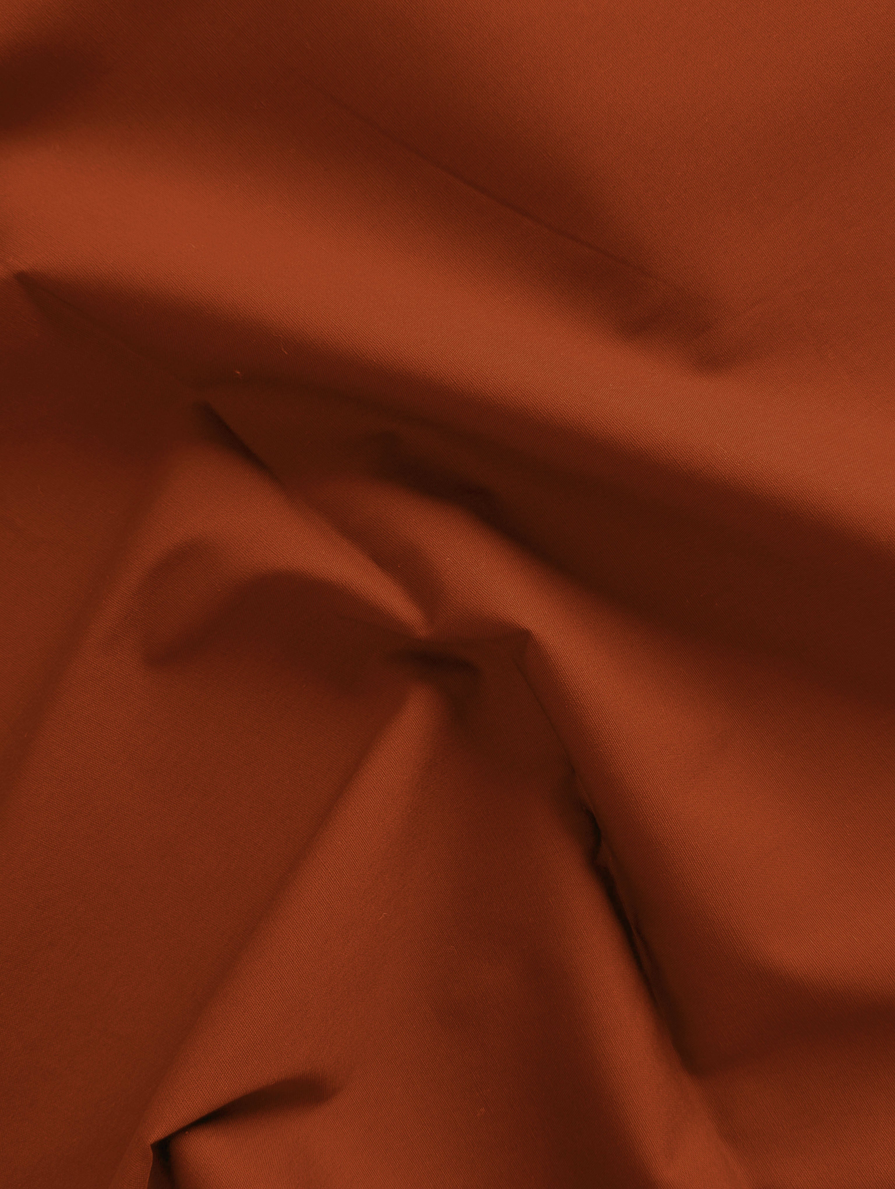 Orange Dyed Heavy Cotton Twill Fabric 57" (American Twill)