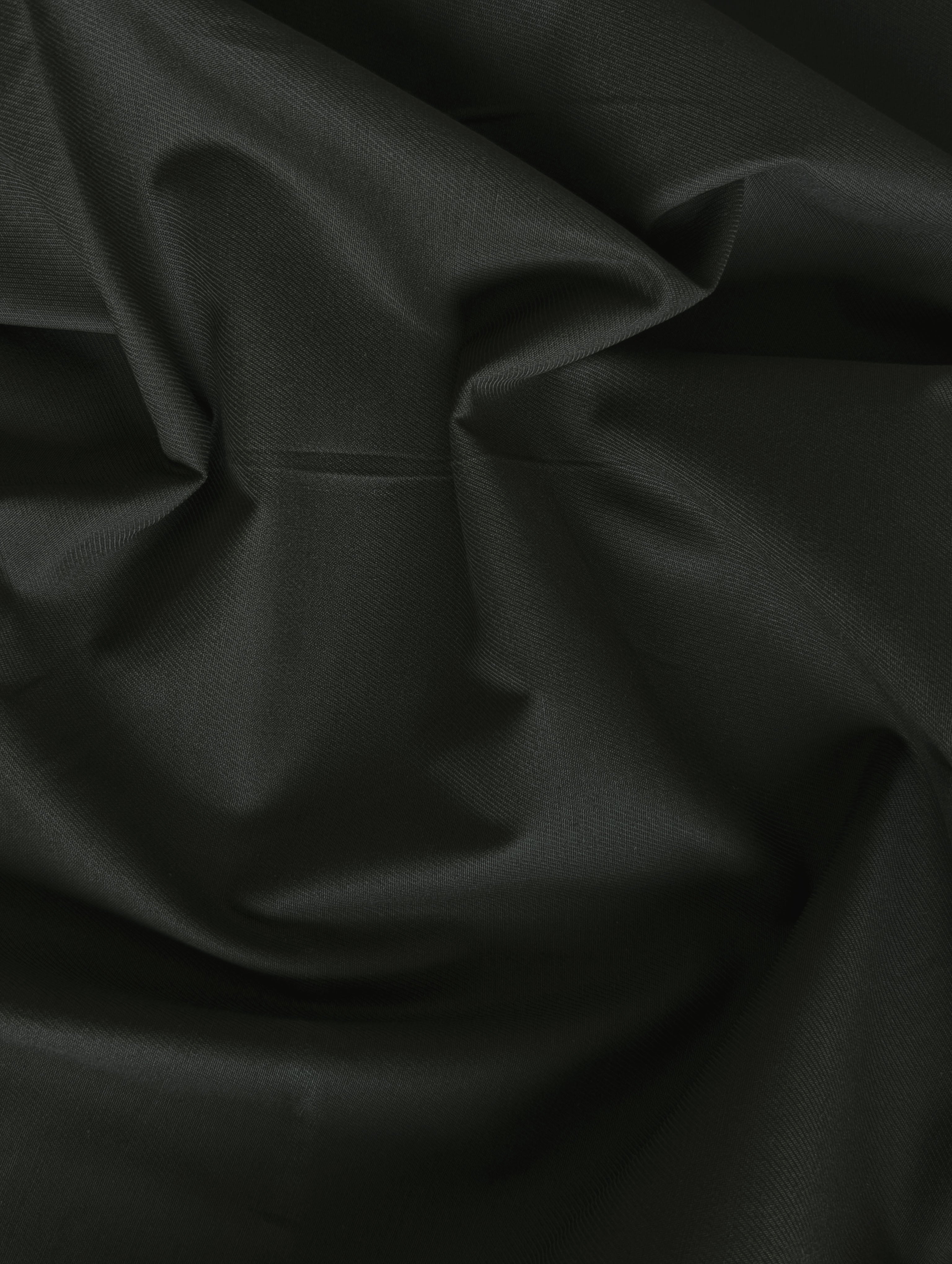 Dark Grey Dyed Heavy Cotton Twill Fabric 57" (American Twill)