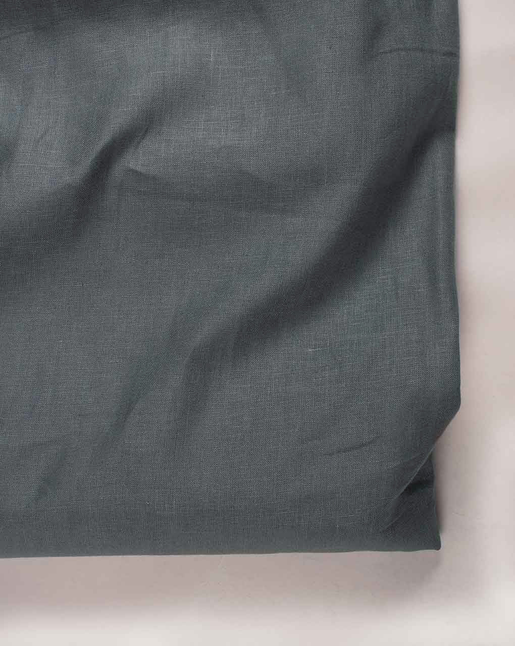 Grey Dyed 25 Lea Linen Mill Dyed Fabric 58"