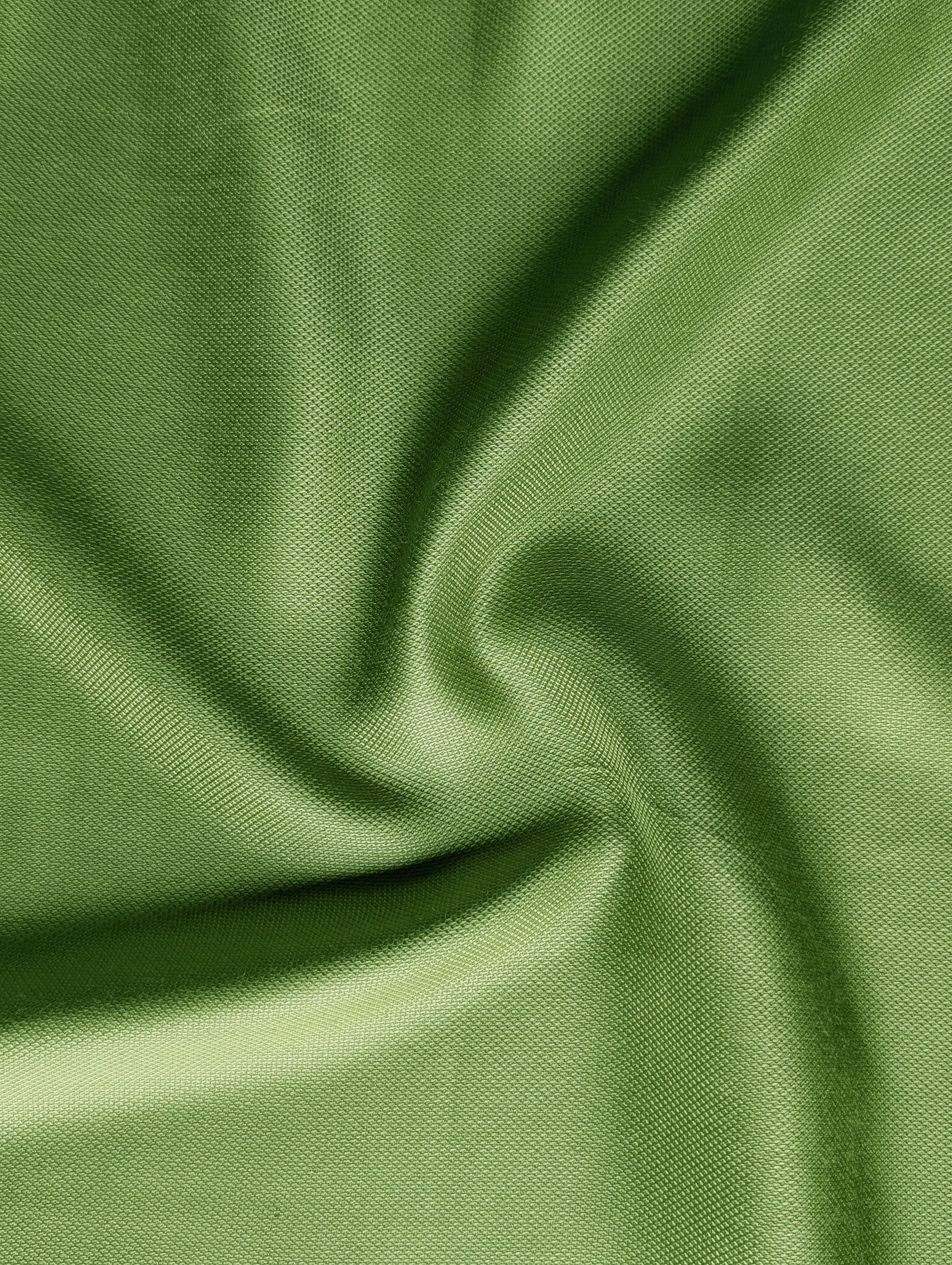 Green LENZING™ Modal Dobby Mill Dyed Fabric 56"