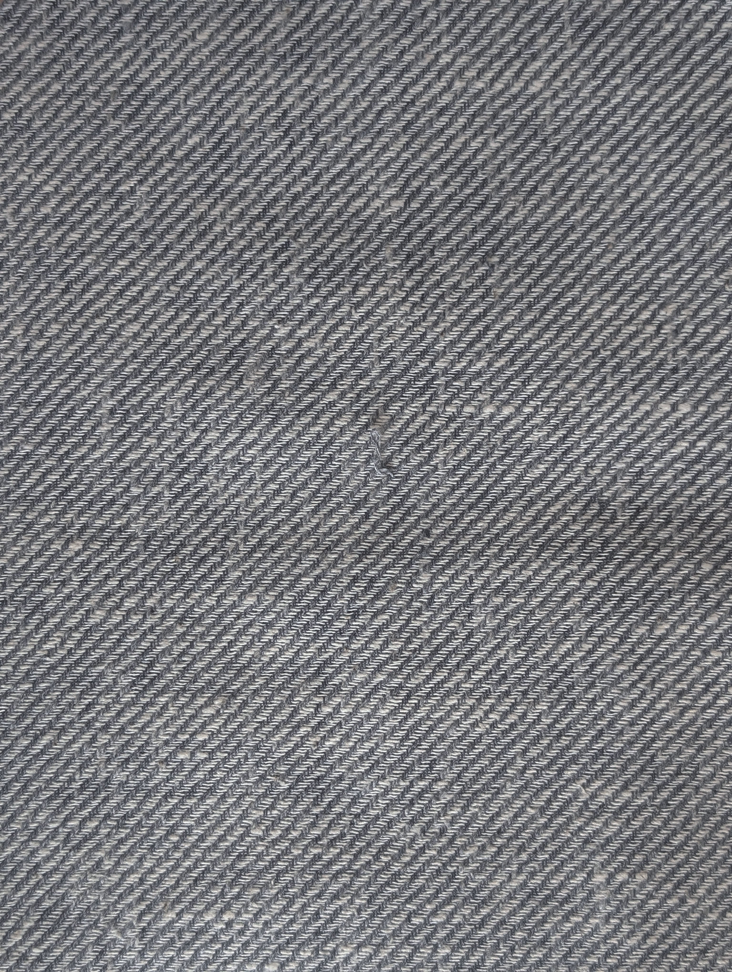 Grey Stripes Loom Textured Blended Cotton Yarn Dyed Fabric 58"