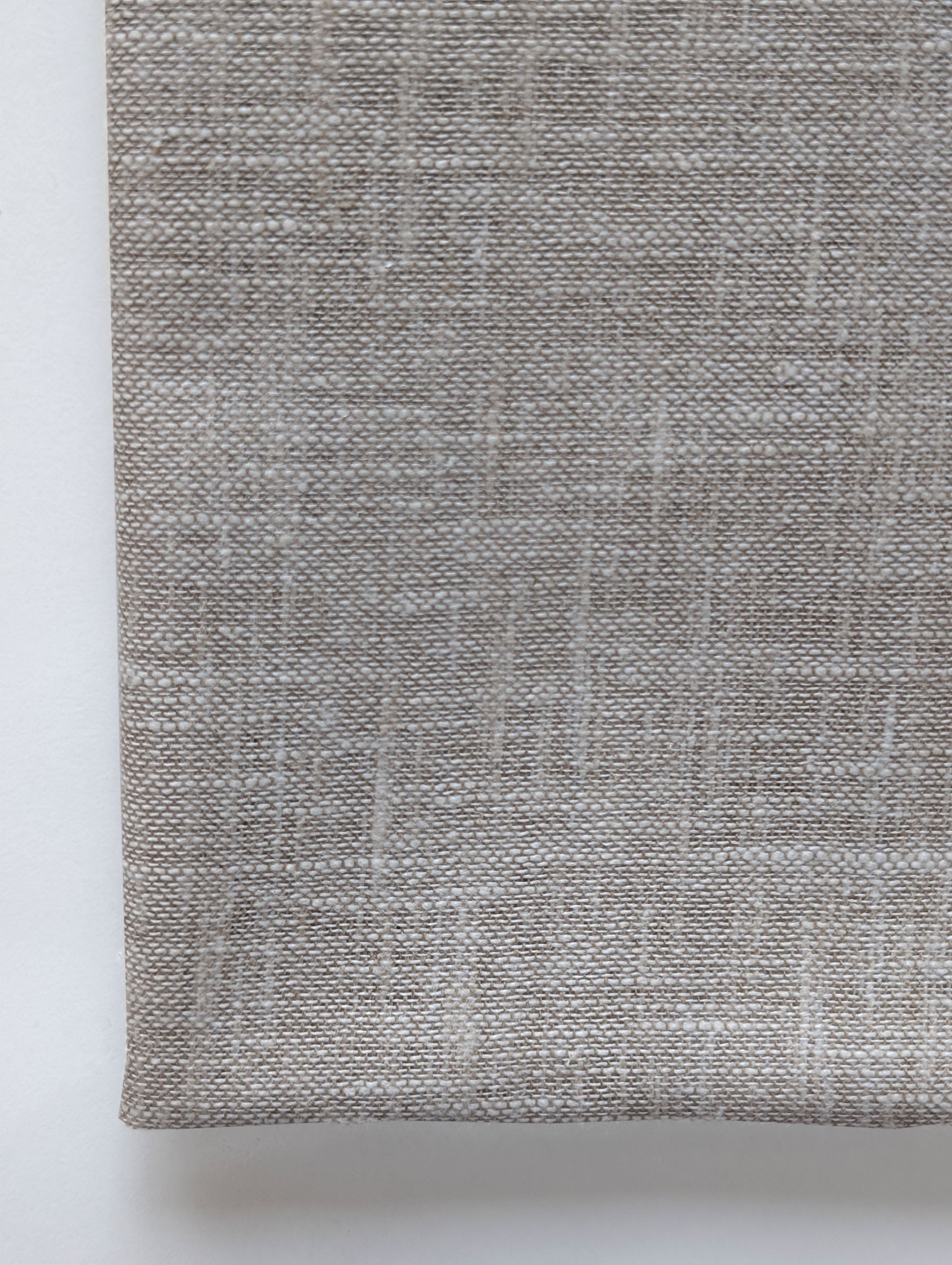 Beige Chambray Loom Textured Blended Cotton Yarn Dyed Fabric 58"