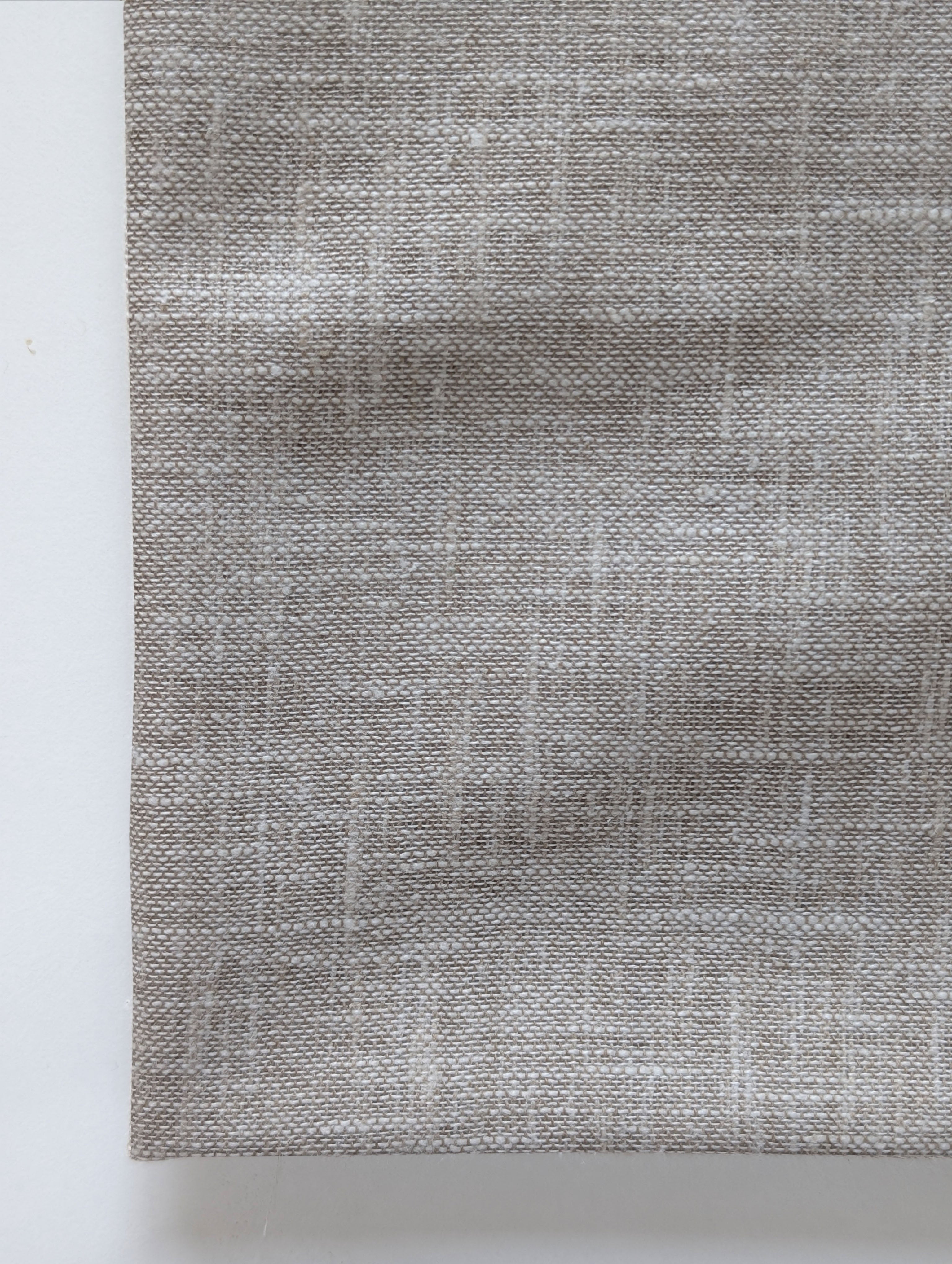 Beige Chambray Loom Textured Blended Cotton Yarn Dyed Fabric 58"