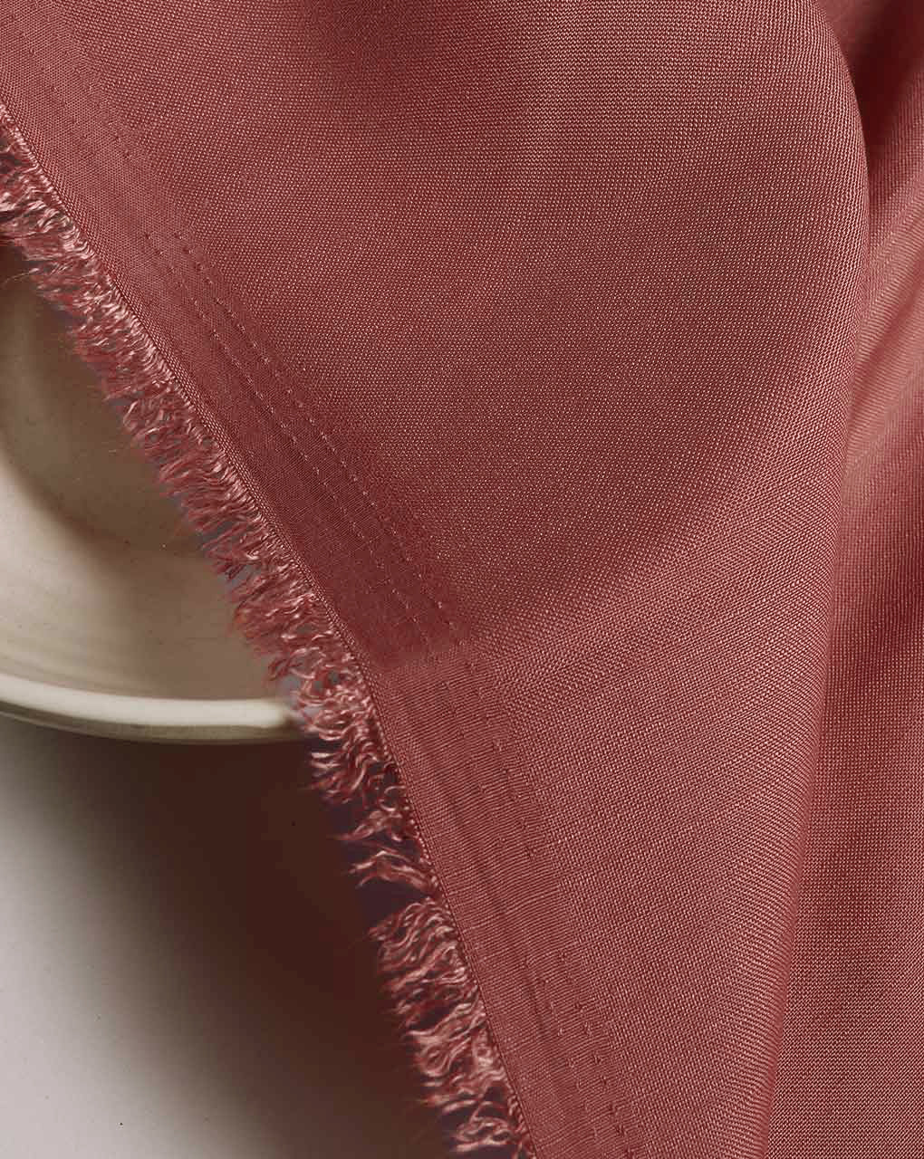 Orange Poly Single Sided Slub Mill Dyed Fabric 48" - 12 kg