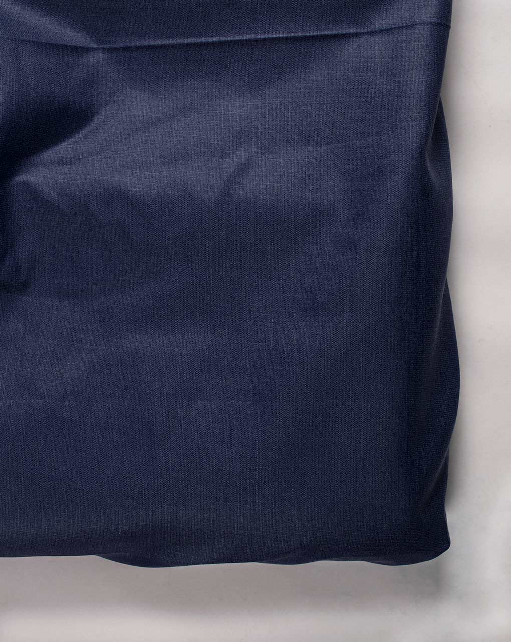 Navy Blue Heavy Poly Double Sided Slub Mill Dyed Fabric (Magic Slub) - 12 kg