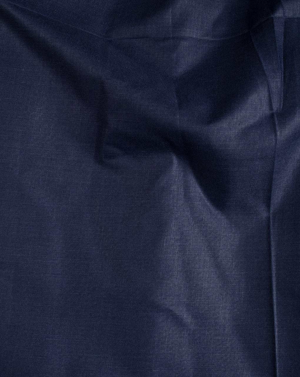 Navy Blue Heavy Poly Double Sided Slub Mill Dyed Fabric (Magic Slub) - 12 kg