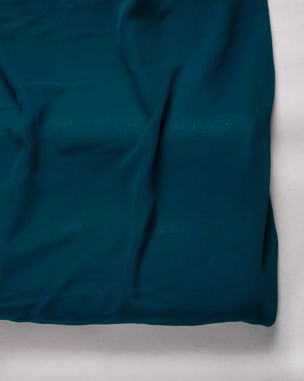 Poly Blooming Faux Georgette Mill Dyed Fabric