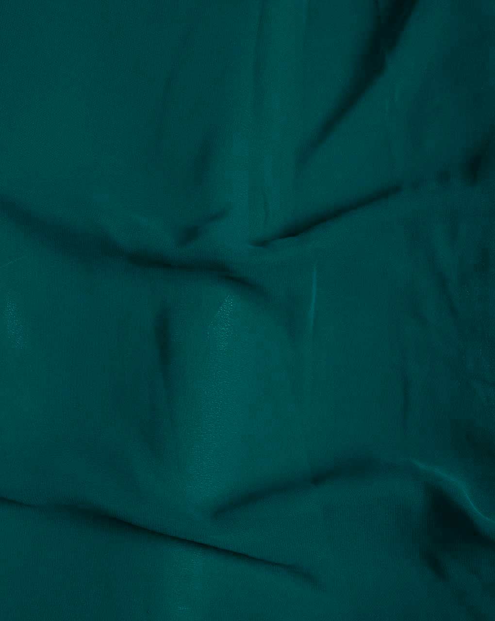 Poly Blooming Faux Georgette Mill Dyed Fabric