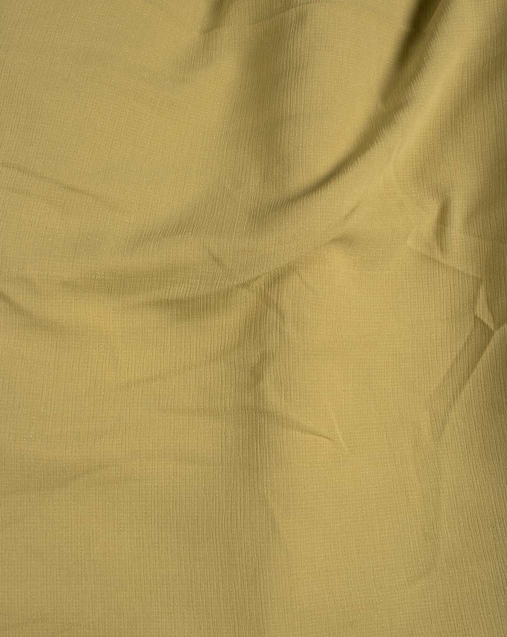 Yellow Poly Missing Dent Dobby Mill Dyed Fabric 56" - 17.5 kg