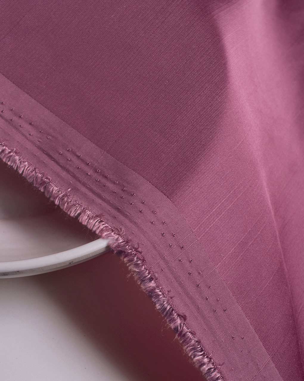 Fuchsia Poly Slub Satin Mill Dyed Fabric - 14 kg