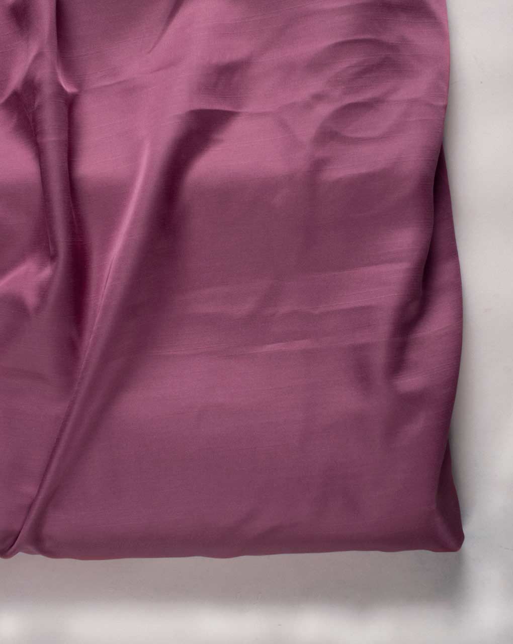 Fuchsia Poly Slub Satin Mill Dyed Fabric - 14 kg