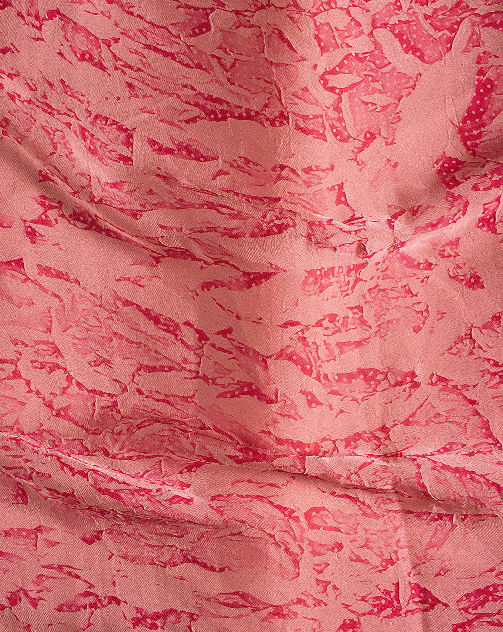 Pink Poly Crushed Mill Dyed Fabric - 8.5 kg Wholesale