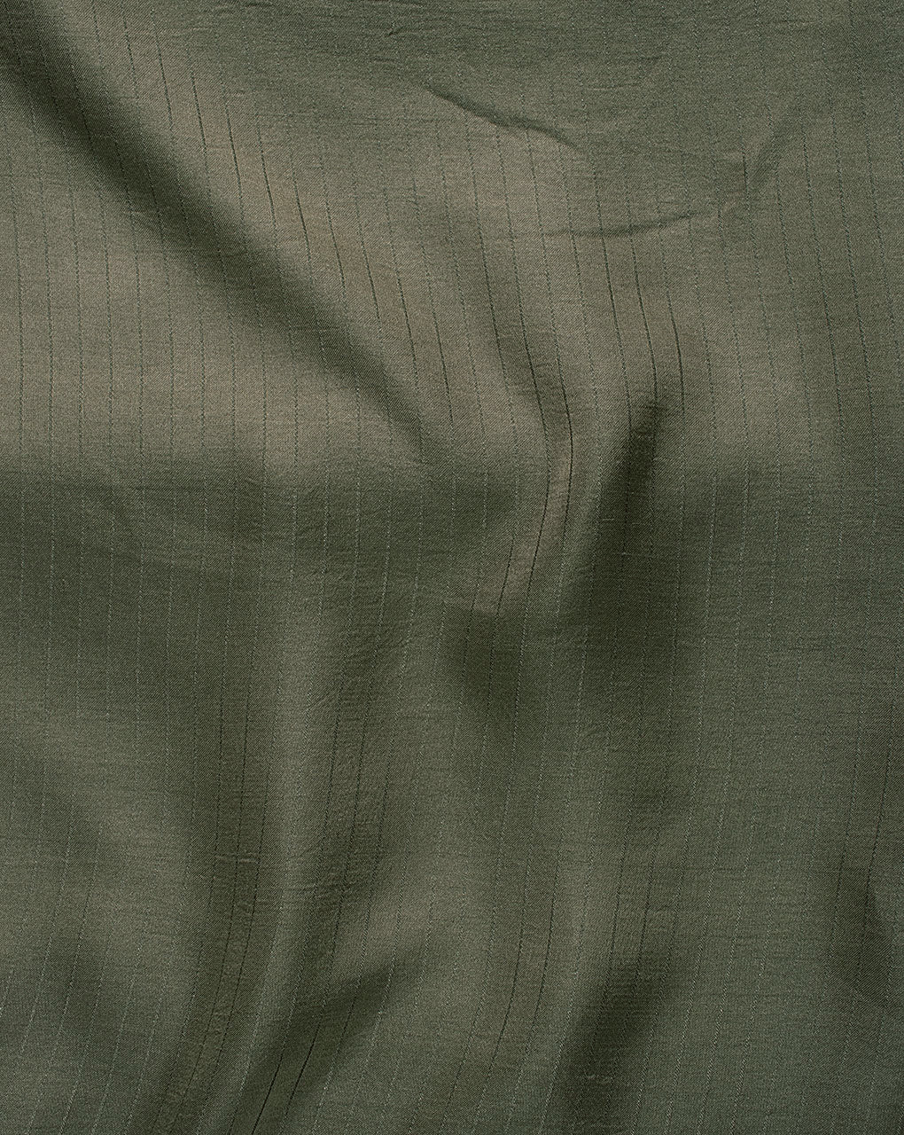 Grey Stripes Poly Satin Mill Dyed Fabric - 10 kg Wholesale