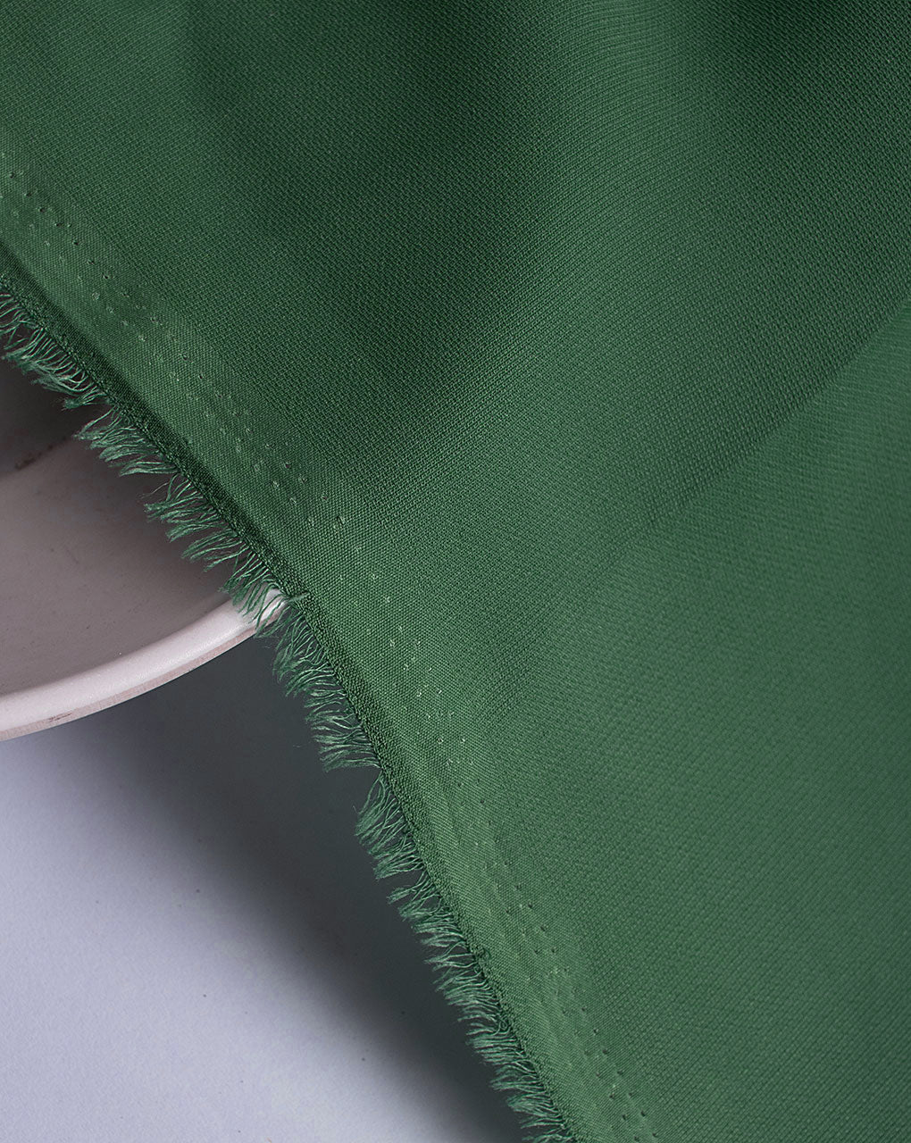 Green Poly Double Georgette Mill Dyed Fabric 60" - 18.5 kg