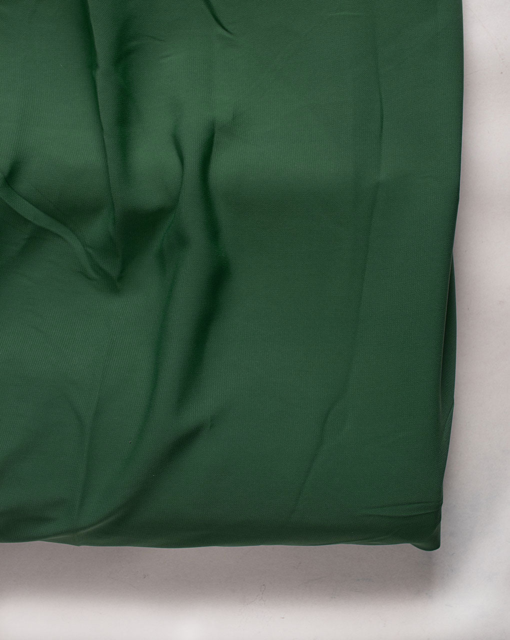 Green Poly Double Georgette Mill Dyed Fabric 60" - 18.5 kg Buy Online