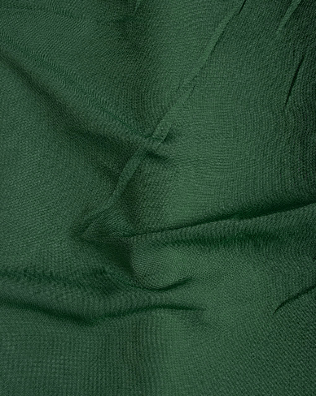 Green Poly Double Georgette Mill Dyed Fabric 60" - 18.5 kg Wholesale