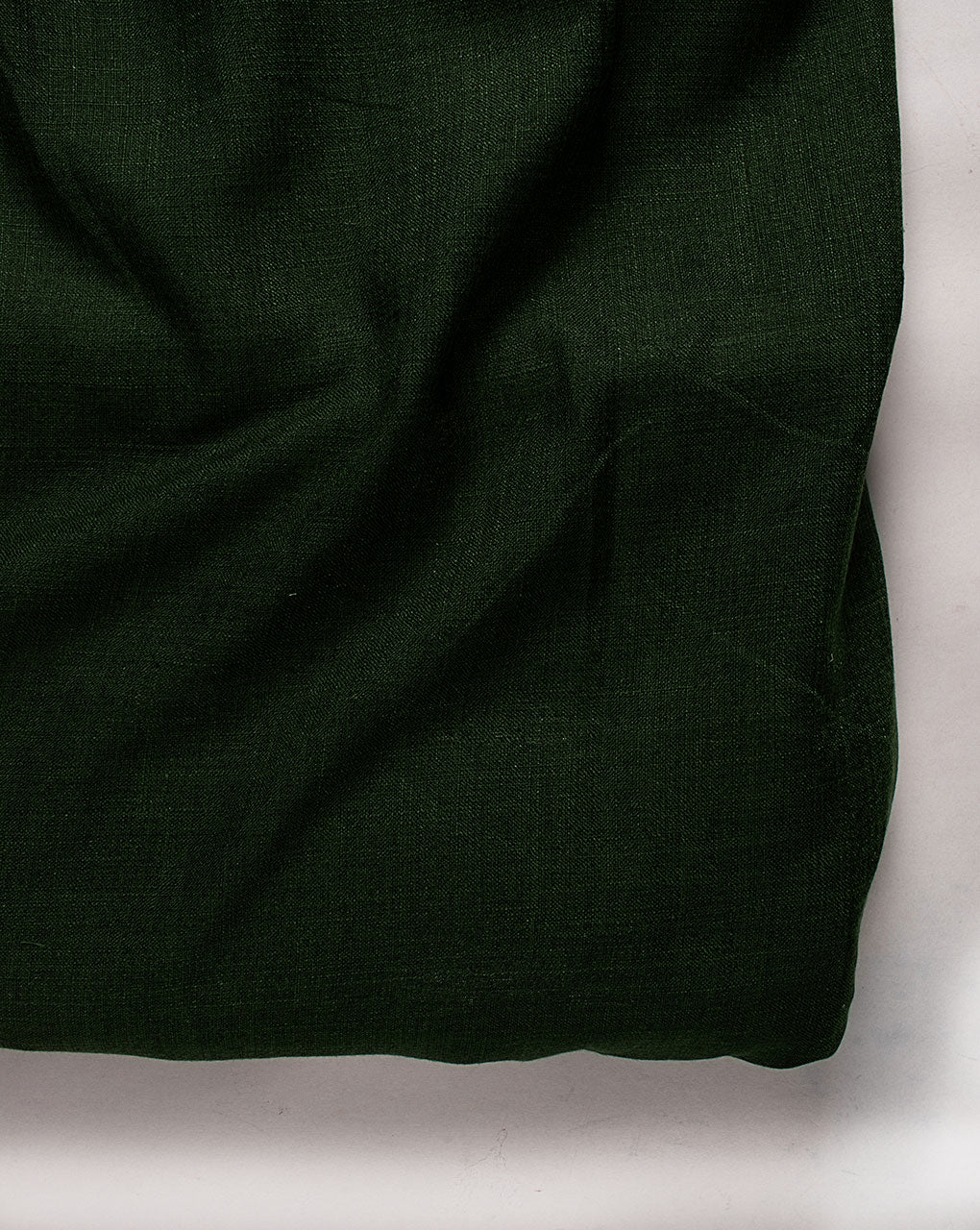 Green Poly Slub Mill Dyed Fabric 58" - 19 kg