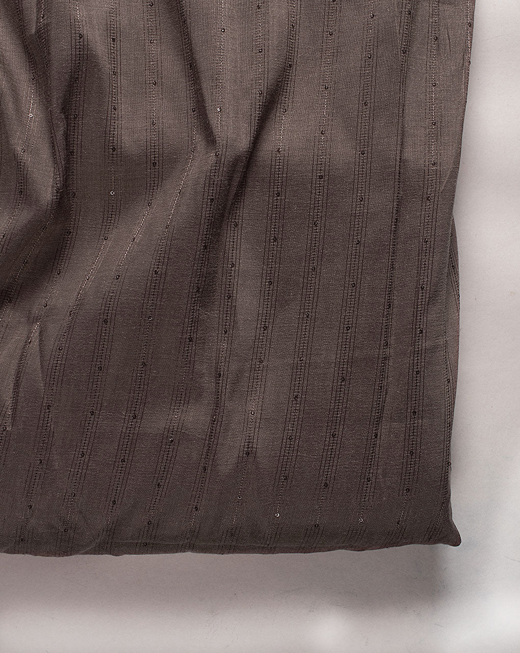 Grey Poly Sequin Mill Dyed Fabric 50" - 13 kg