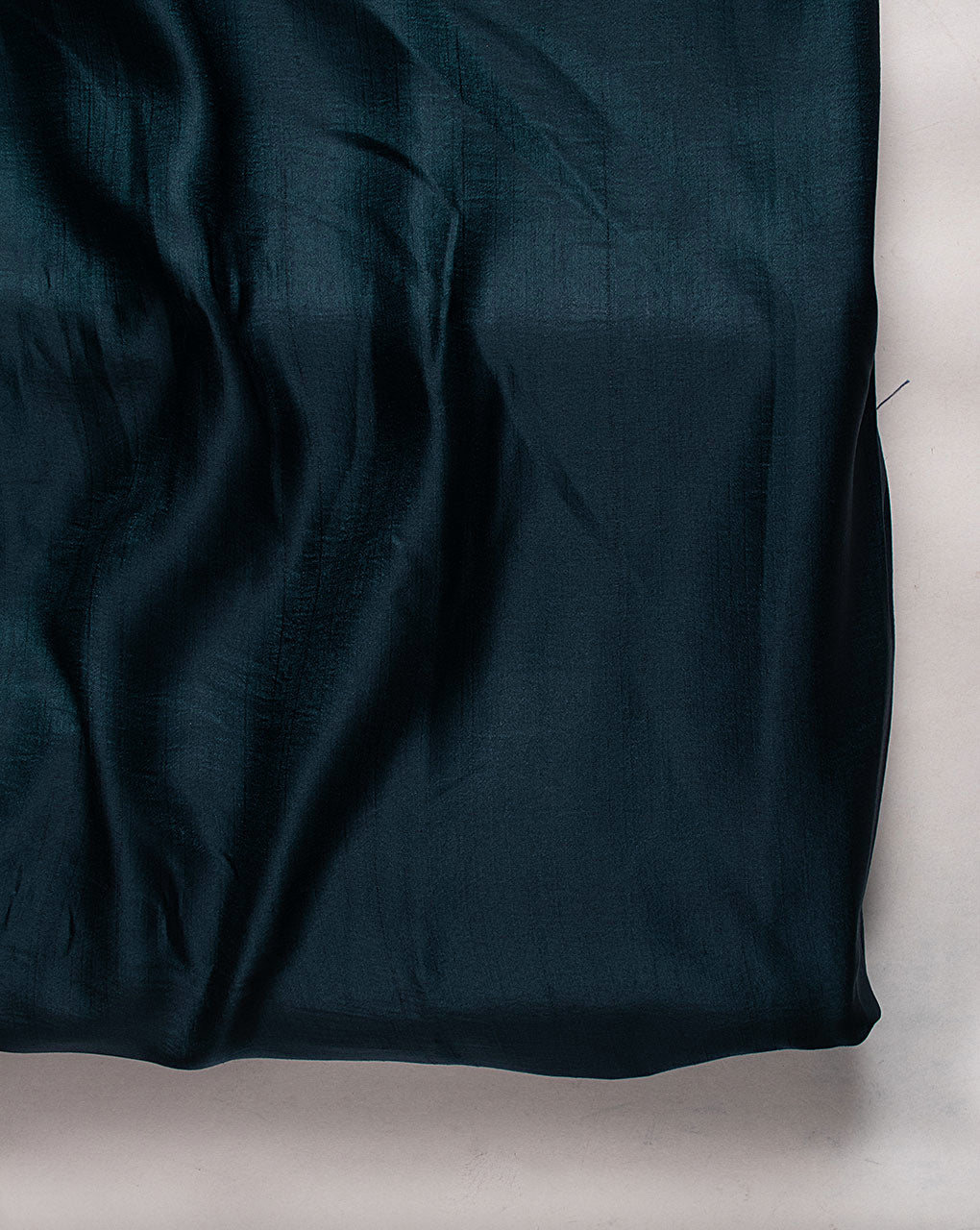Blue Poly Slub Satin Mill Dyed Fabric - 11.5 kg