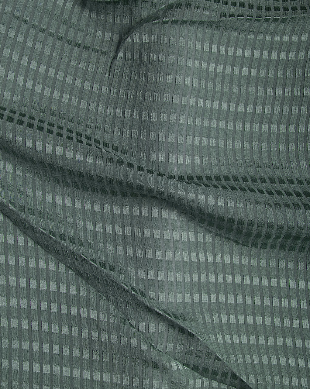 Grey Poly Checks Dobby Mill Dyed Fabric 50" - 15 kg